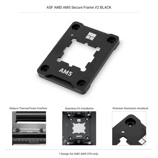 Thermalright Mounting KIT - Bending Correct Frame - ASF AM5 BLACK V2 Thermalright Mounting KIT - Bending Correct Frame - ASF AM5 BLACK V2