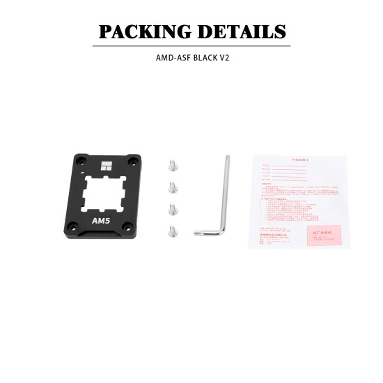 Thermalright Mounting KIT - Bending Correct Frame - ASF AM5 BLACK V2 Thermalright Mounting KIT - Bending Correct Frame - ASF AM5 BLACK V2