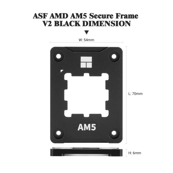 Thermalright Mounting KIT - Bending Correct Frame - ASF AM5 BLACK V2 Thermalright Mounting KIT - Bending Correct Frame - ASF AM5 BLACK V2
