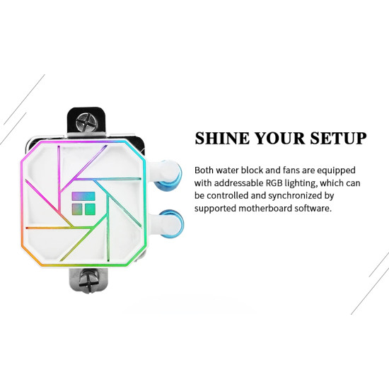 Thermalright водно охлаждане Water Cooling Aqua Elite 240 White A-RGB V3 - LGA1851/LGA1700/AM5 Thermalright водно охлаждане Water Cooling Aqua Elite 240 White A-RGB V3 - LGA1851/LGA1700/AM5