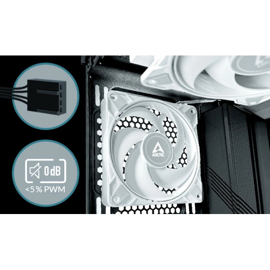 Arctic вентилатор Fan 120mm P12 Max (White) - 200-3300rpm Arctic вентилатор Fan 120mm P12 Max (White) - 200-3300rpm