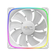 Geometric Future вентилатор Squama 2503R, REVERSE Fan, 120mm, ARGB, White Geometric Future вентилатор Squama 2503R, REVERSE Fan, 120mm, ARGB, White