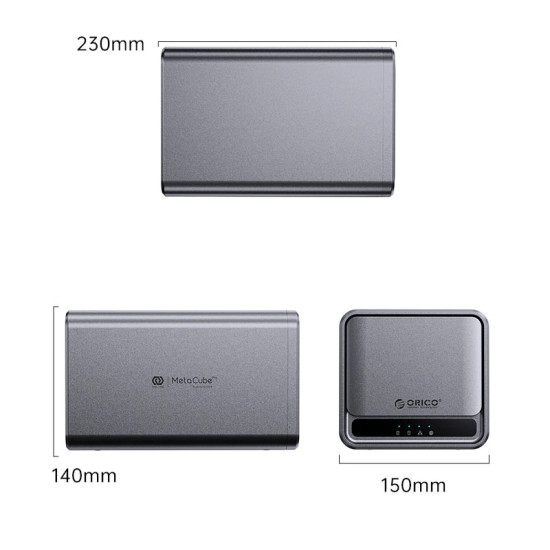 Orico NAS устройство Personal Cloud Storage MetaCube - TS200-EU-GY-BP Orico NAS устройство Personal Cloud Storage MetaCube - TS200-EU-GY-BP
