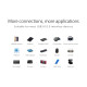 Orico хъб USB2.0 HUB 4 port - USB/Micro USB input, Black - W5P-U2-100-BK-EP Orico хъб USB2.0 HUB 4 port - USB/Micro USB input, Black - W5P-U2-100-BK-EP