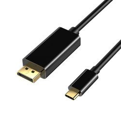 VCom кабел Cable Type-C to DisplayPort - Black - CU422C-1.8m VCom кабел Cable Type-C to DisplayPort - Black - CU422C-1.8m