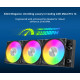 Montech водно охлаждане Hyper Flow ARGB 360, CPU Liquid Cooler, Black Montech водно охлаждане Hyper Flow ARGB 360, CPU Liquid Cooler, Black