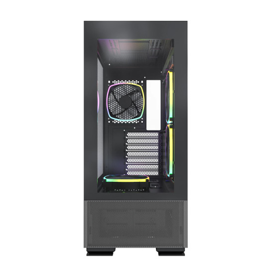 Montech кутия SKY TWO, Mid-tower Case, TG, 4x120mm ARGB Fans, Black Montech кутия SKY TWO, Mid-tower Case, TG, 4x120mm ARGB Fans, Black