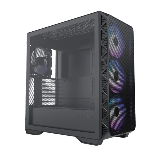 Montech кутия AIR 903 MAX, Mid-tower, TG, 4x140mm Fans, ARGB, Black Montech кутия AIR 903 MAX, Mid-tower, TG, 4x140mm Fans, ARGB, Black