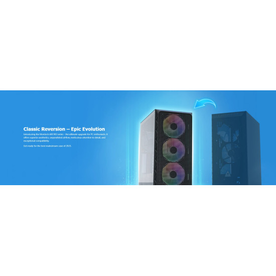 Montech кутия AIR 903 MAX, Mid-tower, TG, 4x140mm Fans, ARGB, Black Montech кутия AIR 903 MAX, Mid-tower, TG, 4x140mm Fans, ARGB, Black