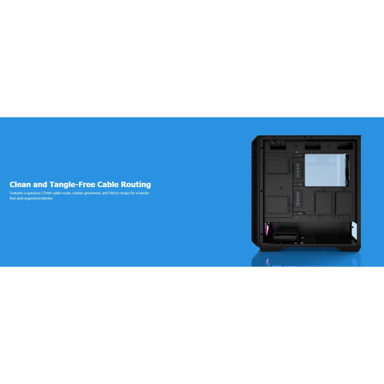 Montech кутия AIR 903 MAX, Mid-tower, TG, 4x140mm Fans, ARGB, Black Montech кутия AIR 903 MAX, Mid-tower, TG, 4x140mm Fans, ARGB, Black