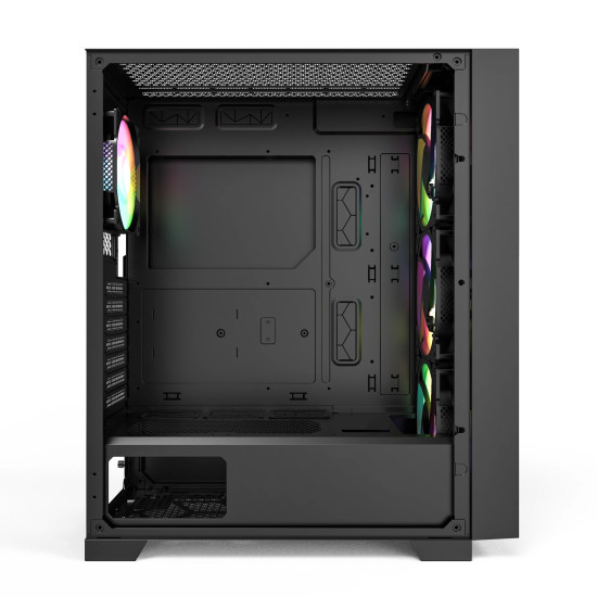 Montech кутия AIR 1000 PREMIUM, Mid-tower Case, TG, 2 Front Panels, 4x120mm ARGB Fans, Black Montech кутия AIR 1000 PREMIUM, Mid-tower Case, TG, 2 Front Panels, 4x120mm ARGB Fans, Black