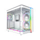 Montech кутия KING 95 Pro, Dual Chamber Mid-tower Case, 6 ARGB Fans, 2 Front Panels, White Montech кутия KING 95 Pro, Dual Chamber Mid-tower Case, 6 ARGB Fans, 2 Front Panels, White