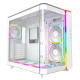 Montech кутия KING 95 Pro, Dual Chamber Mid-tower Case, 6 ARGB Fans, 2 Front Panels, White Montech кутия KING 95 Pro, Dual Chamber Mid-tower Case, 6 ARGB Fans, 2 Front Panels, White