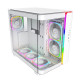 Montech кутия KING 95 Pro, Dual Chamber Mid-tower Case, 6 ARGB Fans, 2 Front Panels, White Montech кутия KING 95 Pro, Dual Chamber Mid-tower Case, 6 ARGB Fans, 2 Front Panels, White
