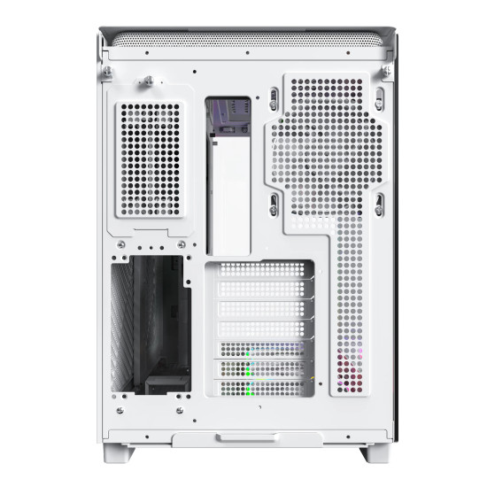 Montech кутия KING 95 Pro, Dual Chamber Mid-tower Case, 6 ARGB Fans, 2 Front Panels, White Montech кутия KING 95 Pro, Dual Chamber Mid-tower Case, 6 ARGB Fans, 2 Front Panels, White