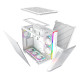 Montech кутия KING 95 Pro, Dual Chamber Mid-tower Case, 6 ARGB Fans, 2 Front Panels, White Montech кутия KING 95 Pro, Dual Chamber Mid-tower Case, 6 ARGB Fans, 2 Front Panels, White