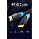 Vention Кабел HDMI v2.0 M / M 4K/60Hz Gold - 15M Black - AACBN Vention Кабел HDMI v2.0 M / M 4K/60Hz Gold - 15M Black - AACBN