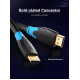 Vention Кабел HDMI v2.0 M / M 4K/60Hz Gold - 15M Black - AACBN Vention Кабел HDMI v2.0 M / M 4K/60Hz Gold - 15M Black - AACBN