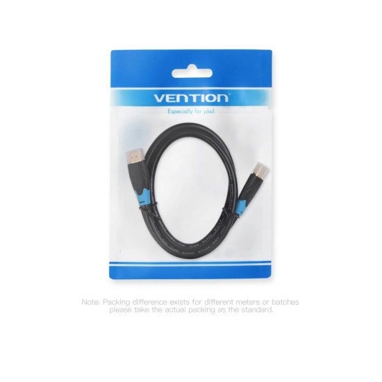 Vention Кабел HDMI v2.0 M / M 4K/60Hz Gold - 15M Black - AACBN Vention Кабел HDMI v2.0 M / M 4K/60Hz Gold - 15M Black - AACBN