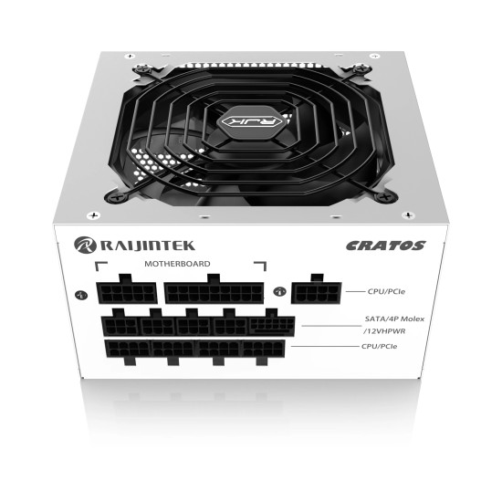 Raijintek захранване PSU ATX 3.0 1000W Gold - CRATOS 1000 WHITE Raijintek захранване PSU ATX 3.0 1000W Gold - CRATOS 1000 WHITE