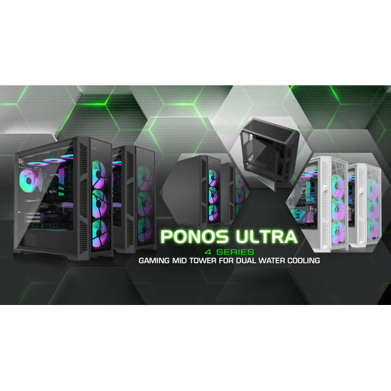 Raijintek кутия Case EATX - PONOS ULTRA TG4 Raijintek кутия Case EATX - PONOS ULTRA TG4