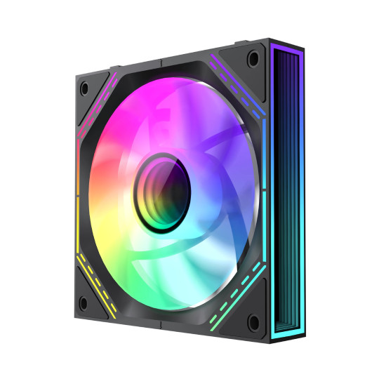 Gamemax Комплект вентилатори Fan Pack 3-in-1 3x120mm - FN12A-S3I Black, Daisy-Chain, Addressable RGB Gamemax Комплект вентилатори Fan Pack 3-in-1 3x120mm - FN12A-S3I Black, Daisy-Chain, Addressable RGB