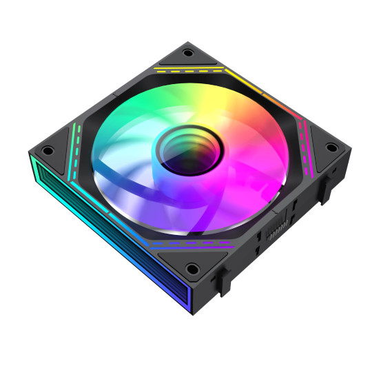 Gamemax Комплект вентилатори Fan Pack 3-in-1 3x120mm - FN12A-S3I Black, Daisy-Chain, Addressable RGB Gamemax Комплект вентилатори Fan Pack 3-in-1 3x120mm - FN12A-S3I Black, Daisy-Chain, Addressable RGB