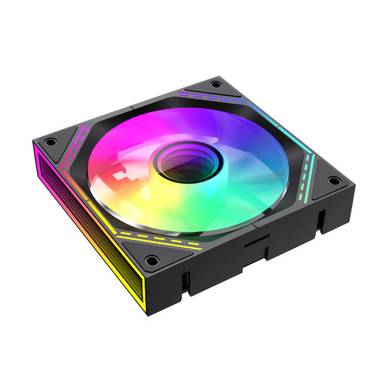 Gamemax Комплект вентилатори Fan Pack 3-in-1 3x120mm - FN12A-S3I Black, Daisy-Chain, Addressable RGB Gamemax Комплект вентилатори Fan Pack 3-in-1 3x120mm - FN12A-S3I Black, Daisy-Chain, Addressable RGB