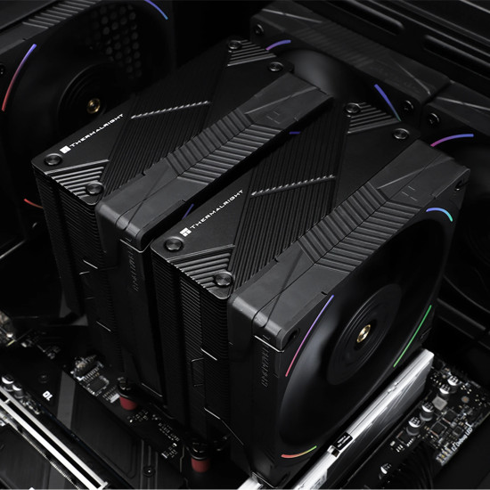 Thermalright охладител CPU Cooler Phantom Spirit 120 EVO A-RGB - Dual-Tower - LGA1851/LGA1700/AM5 Thermalright охладител CPU Cooler Phantom Spirit 120 EVO A-RGB - Dual-Tower - LGA1851/LGA1700/AM5