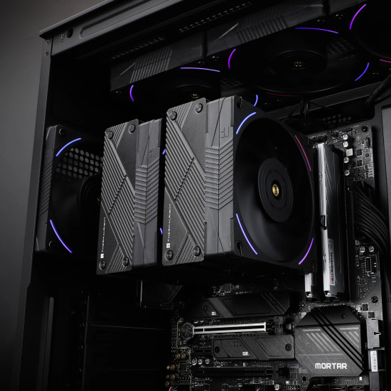 Thermalright охладител CPU Cooler Phantom Spirit 120 EVO A-RGB - Dual-Tower - LGA1851/LGA1700/AM5 Thermalright охладител CPU Cooler Phantom Spirit 120 EVO A-RGB - Dual-Tower - LGA1851/LGA1700/AM5