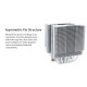 Thermalright охладител CPU Cooler Peerless Assassin 120 White - Dual-Tower - LGA1851/LGA1700/AM5 Thermalright охладител CPU Cooler Peerless Assassin 120 White - Dual-Tower - LGA1851/LGA1700/AM5