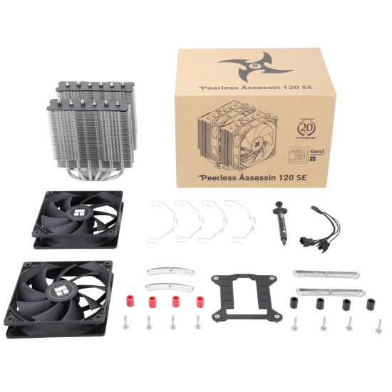 Thermalright охладител CPU Cooler Peerless Assassin 120 SE - Dual-Tower - LGA1851/LGA1700/AM5 Thermalright охладител CPU Cooler Peerless Assassin 120 SE - Dual-Tower - LGA1851/LGA1700/AM5