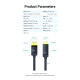 Vention кабел Cable DisplayPort to HDMI 3.0m - 4K, Gold Plated - HFOBI Vention кабел Cable DisplayPort to HDMI 3.0m - 4K, Gold Plated - HFOBI