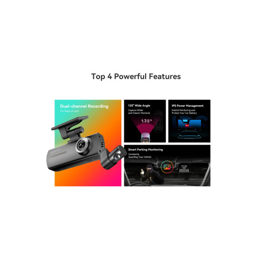 DDPAI Видеорегистратор Dash Cam Set N1 DUAL, Rear Cam included DDPAI Видеорегистратор Dash Cam Set N1 DUAL, Rear Cam included