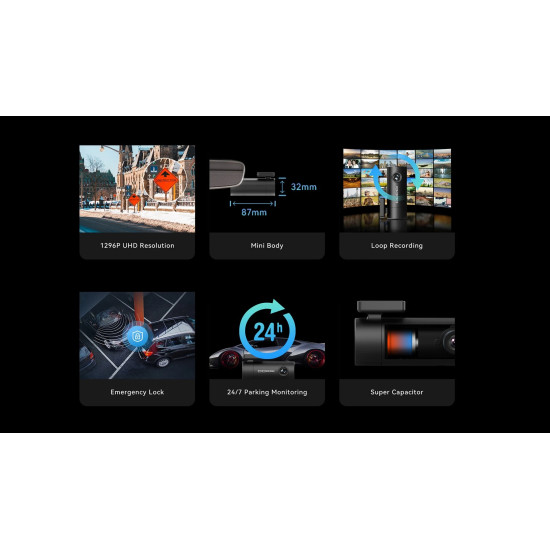 DDPAI Видеорегистратор Dash Cam MINI PRO DDPAI Видеорегистратор Dash Cam MINI PRO