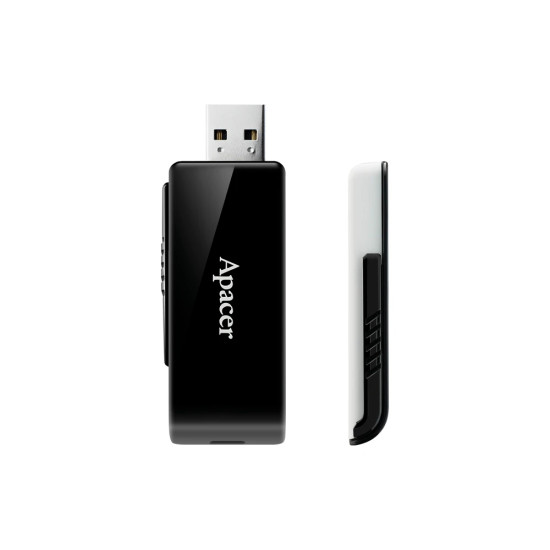 Apacer флашка Flash Drive AH350 64GB USB 3.2 Gen 1, Black Apacer флашка Flash Drive AH350 64GB USB 3.2 Gen 1, Black