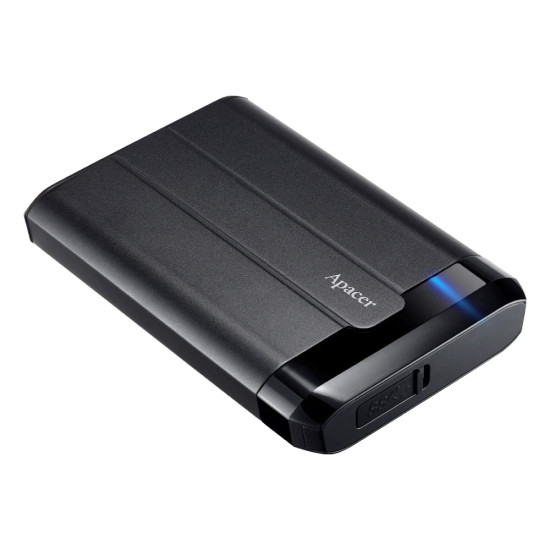 Apacer Външен хард диск Portable Hard Drive AC732 4TB USB 3.2 Gen 1, Military-Grade, Shockproof, IP68, Black Apacer Външен хард диск Portable Hard Drive AC732 4TB USB 3.2 Gen 1, Military-Grade, Shockproof, IP68, Black