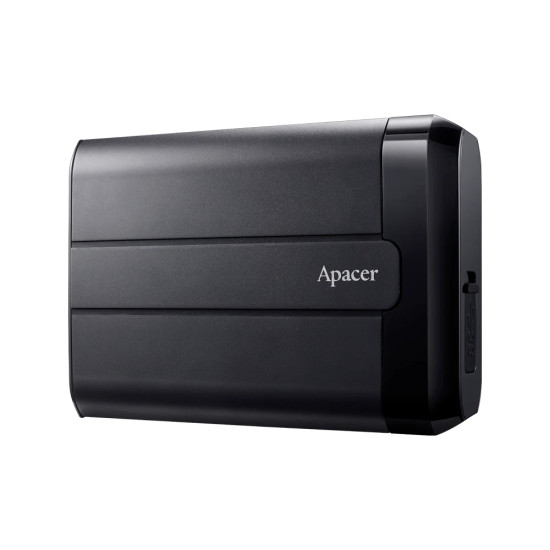 Apacer Външен хард диск Portable Hard Drive AC732 2TB USB 3.2 Gen 1, Military-Grade, Shockproof, IP68, Black Apacer Външен хард диск Portable Hard Drive AC732 2TB USB 3.2 Gen 1, Military-Grade, Shockproof, IP68, Black
