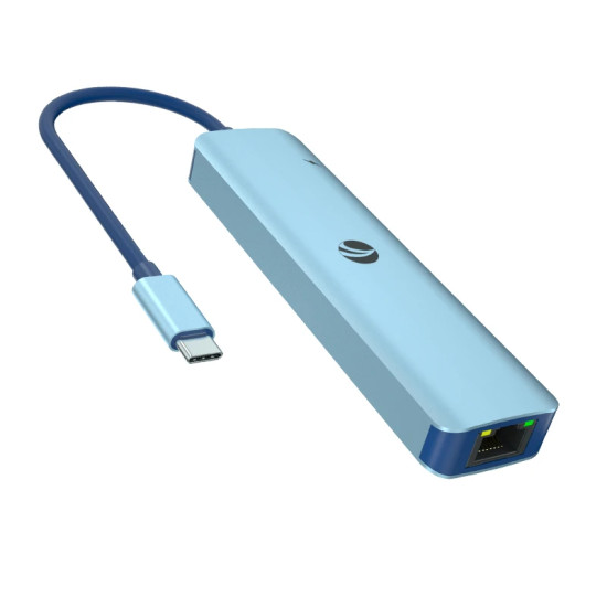 VCom докинг станция Docking Station Type-C 6-in-1 - CUE55 - PD3.0 100W, LAN 1000Mbps, HDMI, USB3.0 x 3 VCom докинг станция Docking Station Type-C 6-in-1 - CUE55 - PD3.0 100W, LAN 1000Mbps, HDMI, USB3.0 x 3