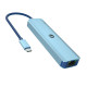 VCom докинг станция Docking Station Type-C 6-in-1 - CUE55 - PD3.0 100W, LAN 1000Mbps, HDMI, USB3.0 x 3 VCom докинг станция Docking Station Type-C 6-in-1 - CUE55 - PD3.0 100W, LAN 1000Mbps, HDMI, USB3.0 x 3