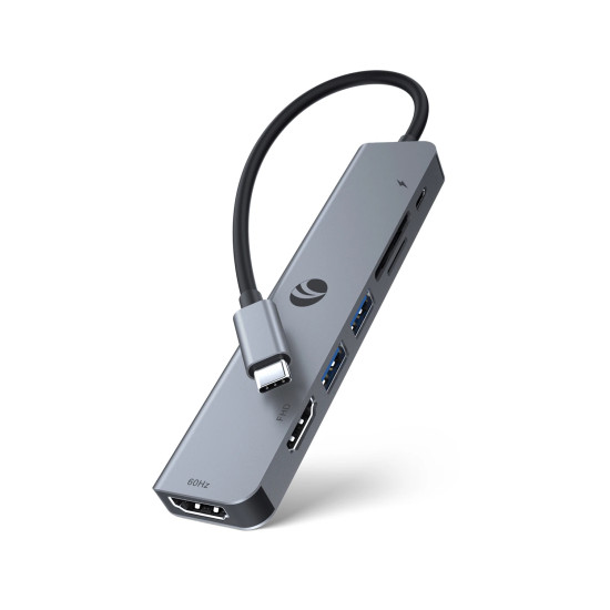 VCom докинг станция Docking Station Type-C 7-in-1 - CUE39 - PD3.0 100W, HDMI x 2, USB3.0 x 2, SD, TF VCom докинг станция Docking Station Type-C 7-in-1 - CUE39 - PD3.0 100W, HDMI x 2, USB3.0 x 2, SD, TF