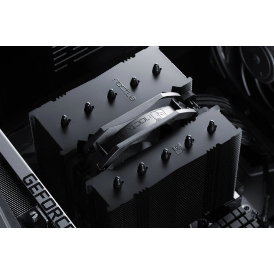 Noctua Охлаждане CPU Cooler NH-D12L chromax.black Noctua Охлаждане CPU Cooler NH-D12L chromax.black
