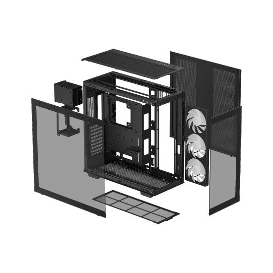 DeepCool кутия Case E-ATX - CH780 - Dual-Chamber DeepCool кутия Case E-ATX - CH780 - Dual-Chamber
