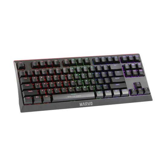 Marvo механична геймърска клавиатура Gaming Mechanical keyboard KG953G - Blue switches, 87 keys TKL, RGB Marvo механична геймърска клавиатура Gaming Mechanical keyboard KG953G - Blue switches, 87 keys TKL, RGB
