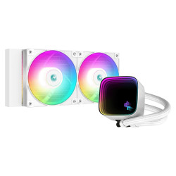 DeepCool водно охлаждане Water Cooling LS520 SE White - Addressable RGB, Infinity mirror design - LGA1700/AM5 DeepCool водно охлаждане Water Cooling LS520 SE White - Addressable RGB, Infinity mirror design - LGA1700/AM5