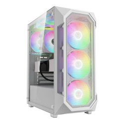 Gamdias кутия Case ATX - AURA GC1 Elite White - Mesh, RGB, Tempered Glass Gamdias кутия Case ATX - AURA GC1 Elite White - Mesh, RGB, Tempered Glass