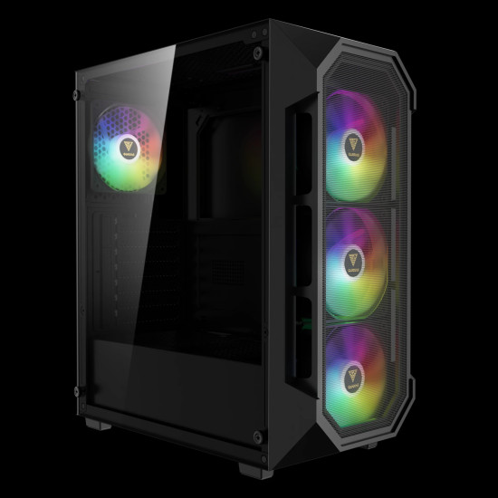 Gamdias кутия Case ATX - AURA GC1 Elite - Mesh, RGB, Tempered Glass Gamdias кутия Case ATX - AURA GC1 Elite - Mesh, RGB, Tempered Glass