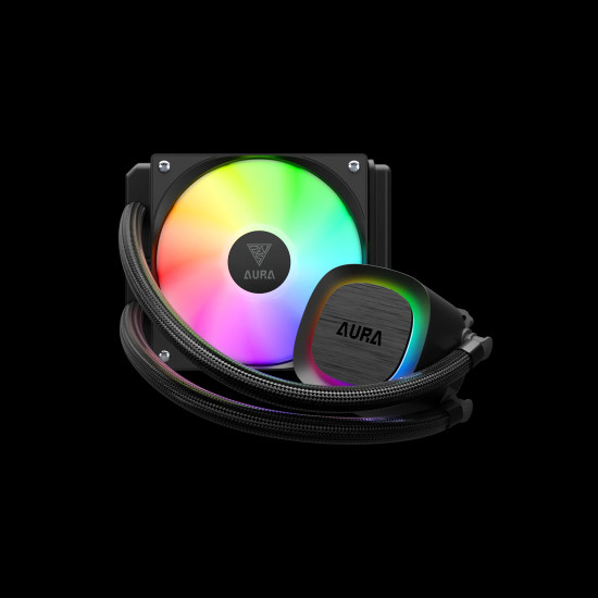 Gamdias водно охлаждане Water Cooling 120mm - AURA GL120 v2 Black - aRGB Gamdias водно охлаждане Water Cooling 120mm - AURA GL120 v2 Black - aRGB