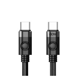 Orico кабел Cable USB C-to-C PD 60W Charging 1.0m Black - CDX-60CC-BK Orico кабел Cable USB C-to-C PD 60W Charging 1.0m Black - CDX-60CC-BK