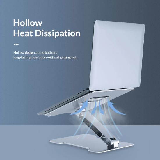 Orico алуминиева поставка за лаптоп Laptop Stand - Aluminum, 2 x USB3.0, Card Reader, up to 15.6 Orico алуминиева поставка за лаптоп Laptop Stand - Aluminum, 2 x USB3.0, Card Reader, up to 15.6